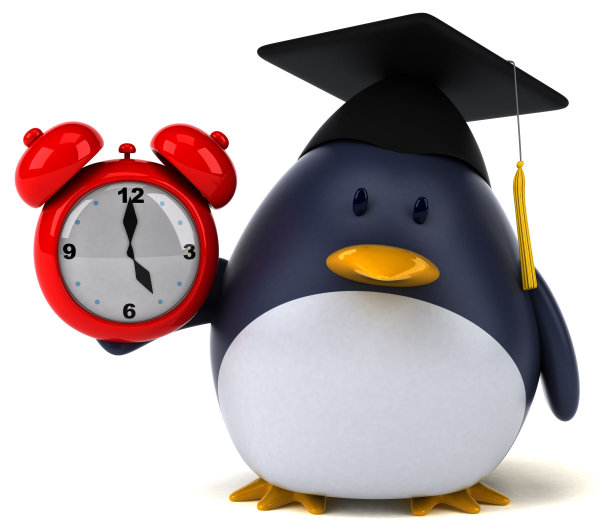 有趣的企鹅- 3D插图图片下载