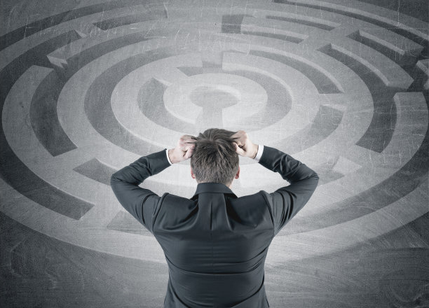 商人惊恐，迷惘图片下载