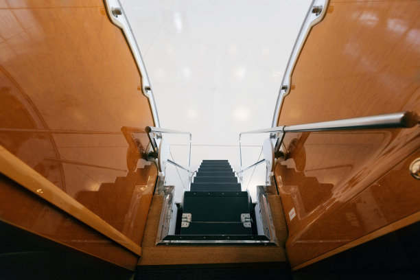 私人飞机的楼梯图片下载
