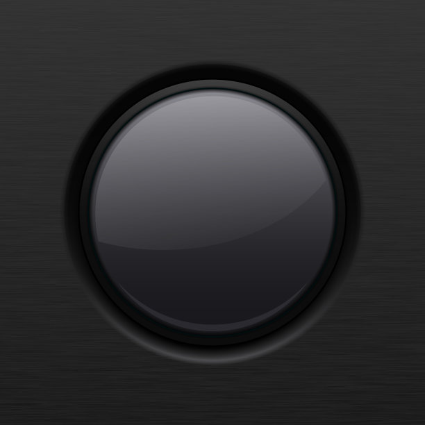 黑色的圆形按钮图片下载