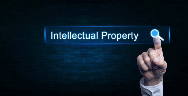 手压知识产权文本。图片下载