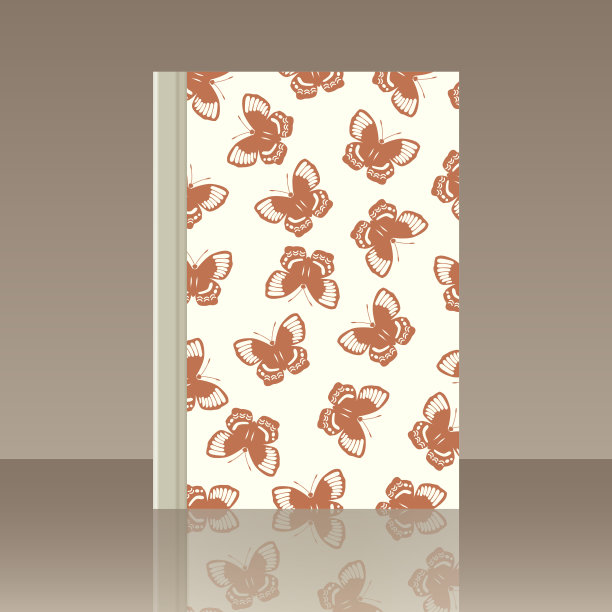 蝴蝶和书。物体的真实形象图片下载