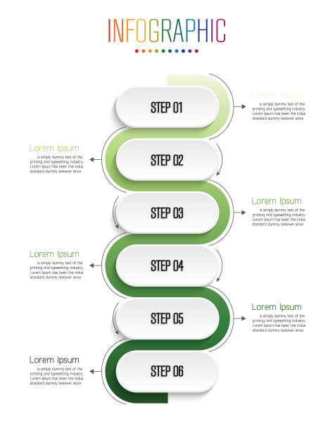 信息图形模板展示业务。图片下载