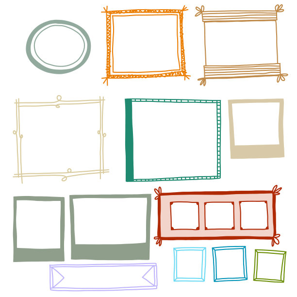 手画框收藏图片下载