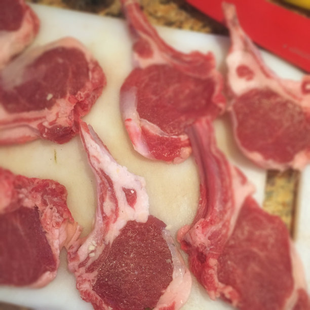 预备羊排图片下载