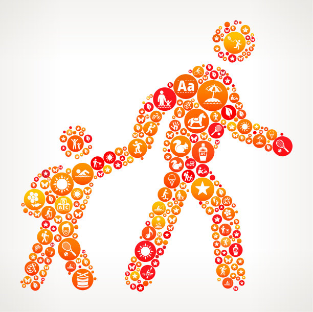 家长带孩子去学校夏令营很有趣图片下载