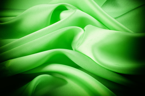 绿色纺织品图片下载