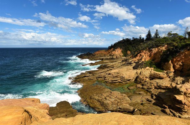 澳大利亚新南威尔士州，贝马圭海岸图片下载