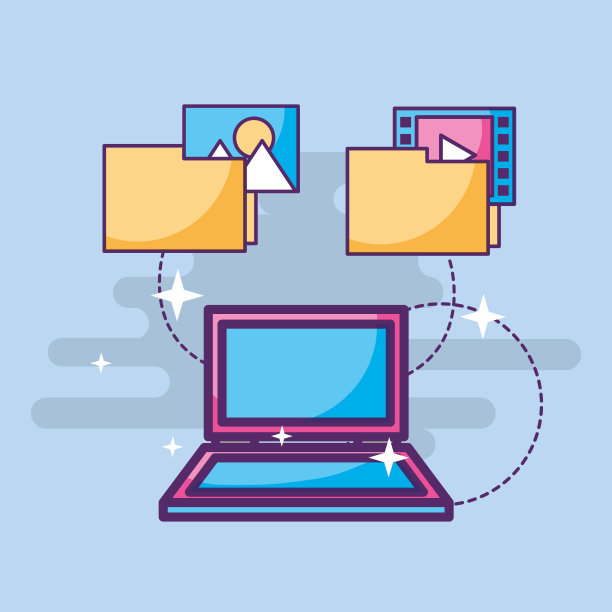 笔记本电脑文件夹文件照片视频播放器电影图片下载