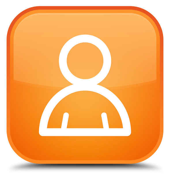 成员图标特殊橙色方形按钮图片下载