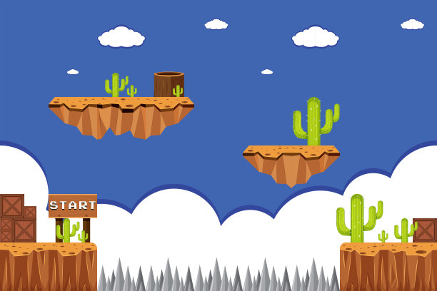 沙漠游戏模板在起点图片下载