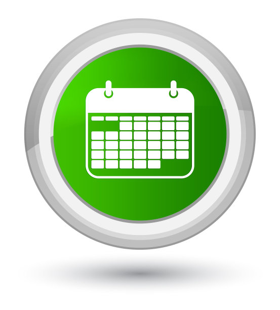 日历图标主要是绿色圆形按钮图片下载