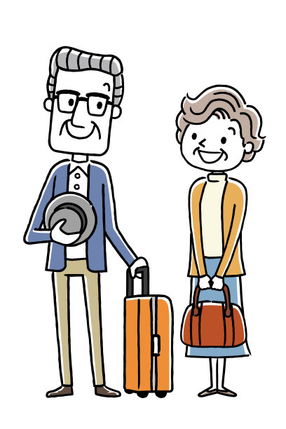 高级夫妇:旅行图片下载