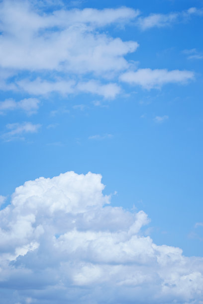 天空中的云素材图片