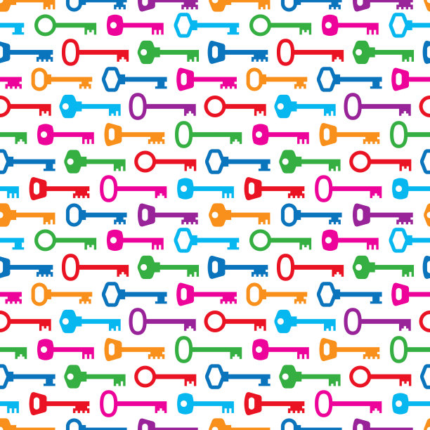 无缝模式与彩色键图片下载