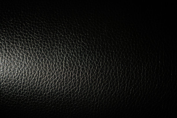 特写黑色皮革表面图片下载