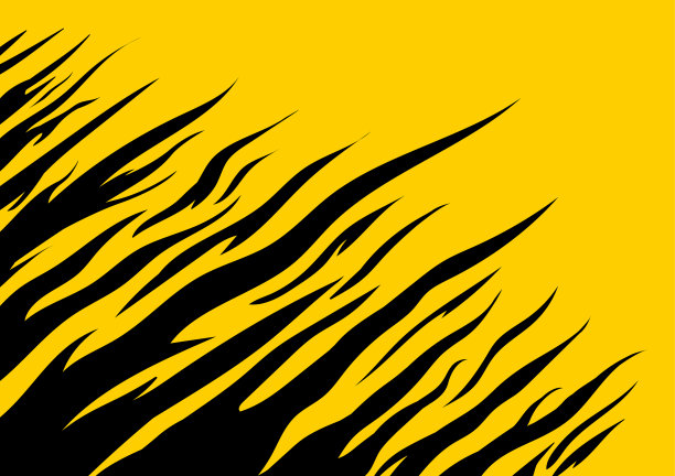 老虎纹理抽象背景-插图图片下载