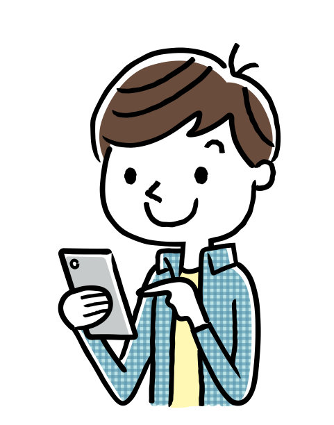 男孩:智能手机图片下载