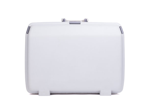 灰色的手提箱孤立图片下载