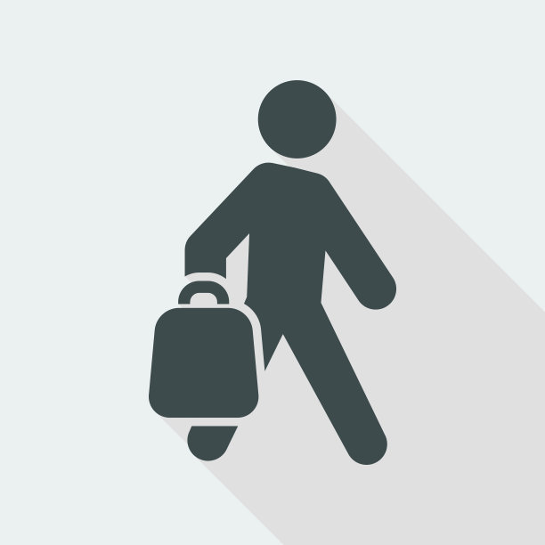 单个购物图标矢量插图图片下载