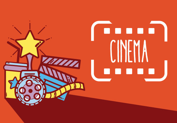 影院可爱卡通设计图片下载