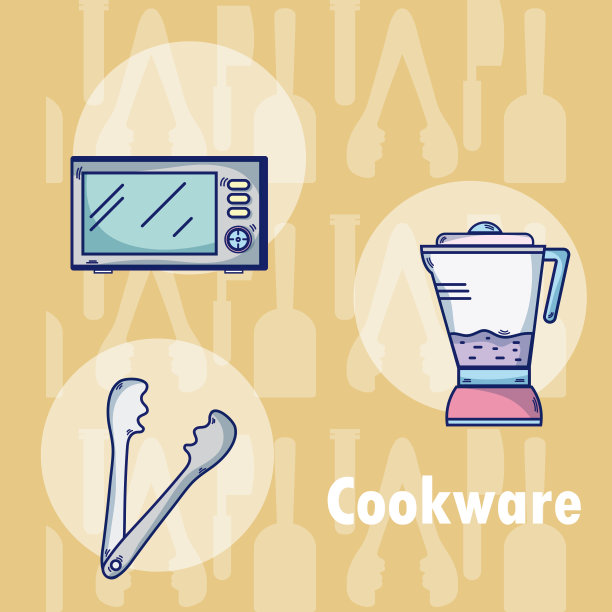 一套厨房炊具图片下载