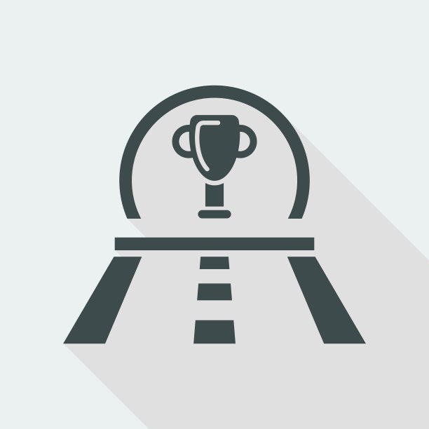 公路赛获胜概念矢量素材图片下载