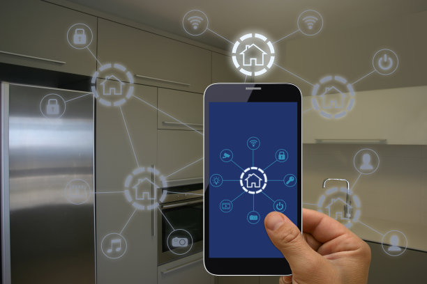 智能家居自动化手机应用互联网技术图片下载