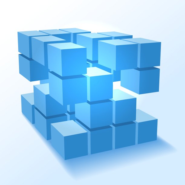 堆块立方体图片下载