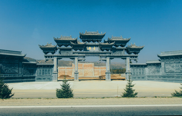 中国传统拱门素材图片