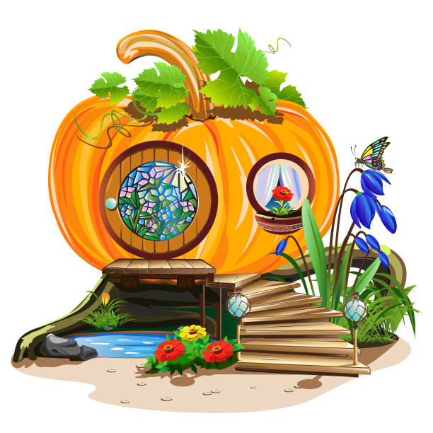 圆门的小南瓜屋图片下载