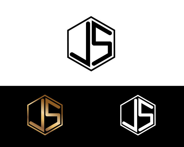 JS字形字母设计图片下载