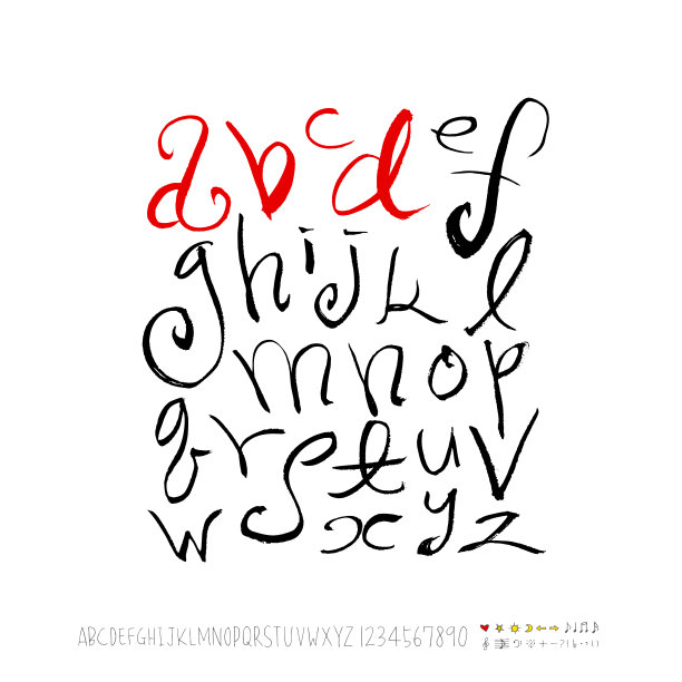 矢量字体图片下载