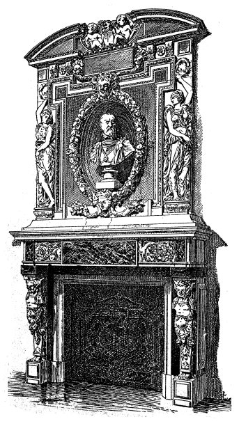 文艺复兴时期的壁炉图片下载