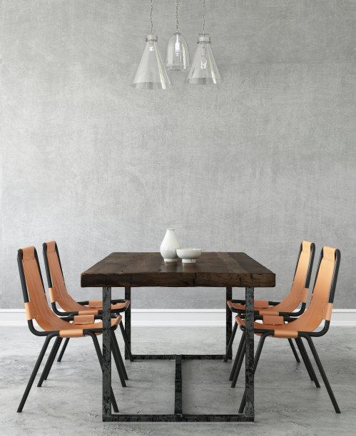 餐厅与吊灯的背景模板图片下载