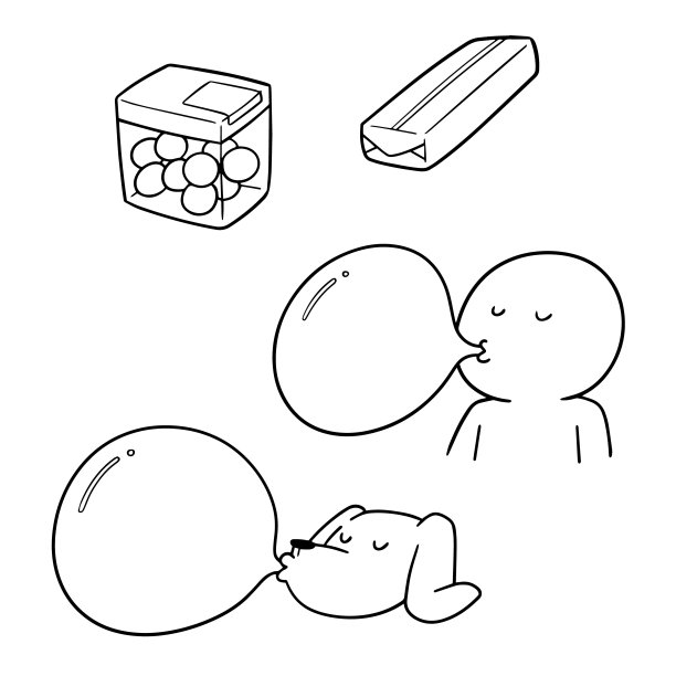 泡泡糖图片下载