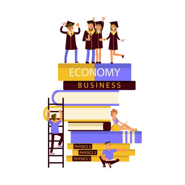 快乐的研究生角色素材图片