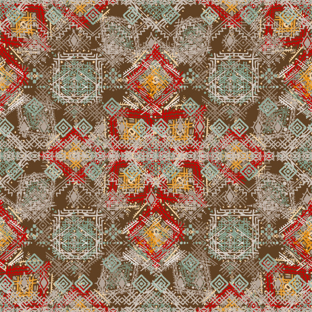 抽象民族无缝模式图片下载