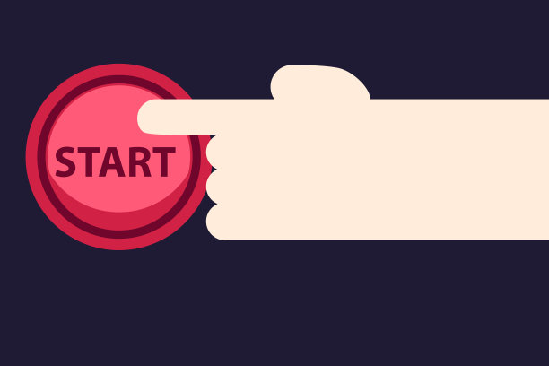 手按下开始按钮图片下载