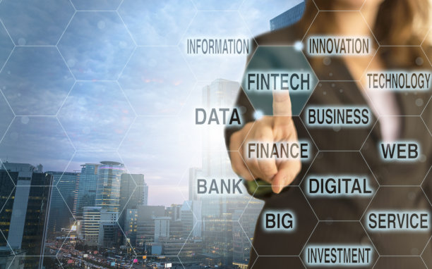金融科技体现在商业理念上图片下载