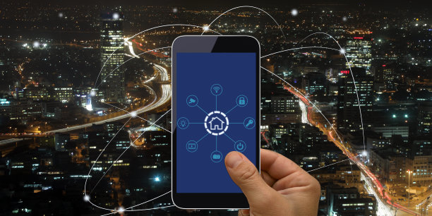 计算机网络连接智慧城市未来互联网技术图片下载