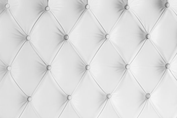 复古白色皮革纹理背景。素材图片