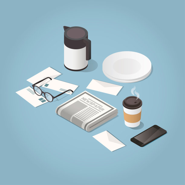 晨报等距概念图片下载