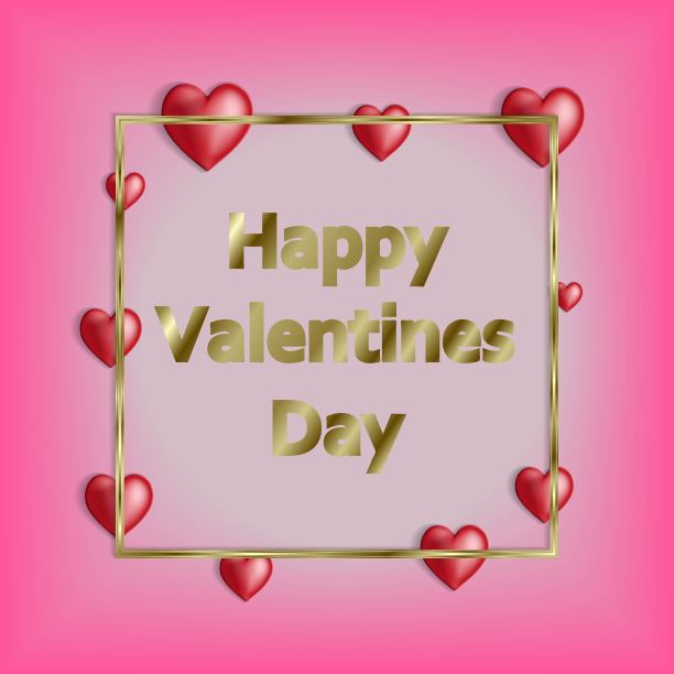 情人节快乐与除草设计元素。矢量插图。粉色背景与装饰品。矢量插图。图片下载