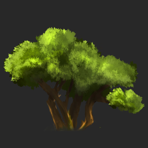 一棵树的插图。图片下载