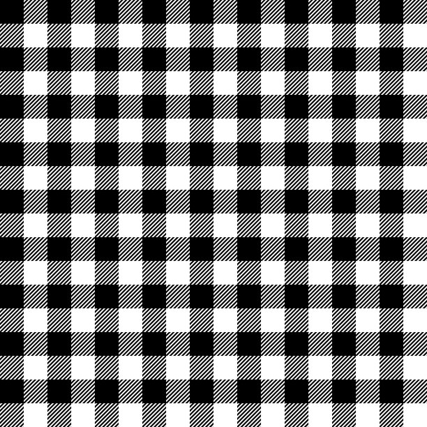 方格无缝格子图案。图片下载