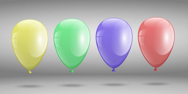 3 d现实的气球图片下载