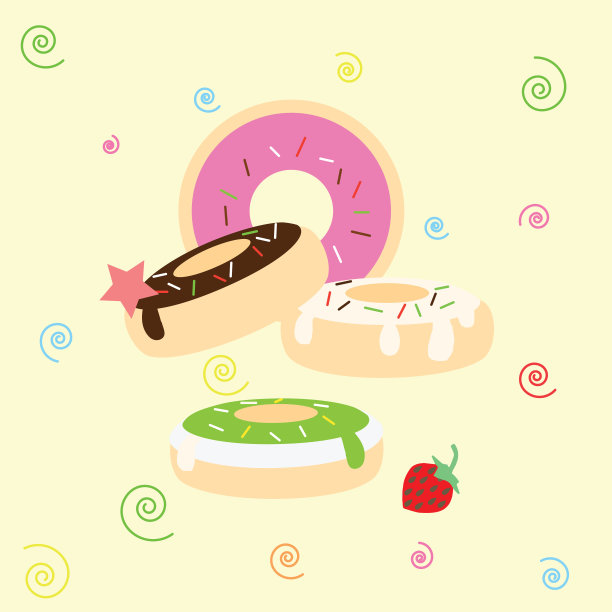 的甜甜圈图片下载