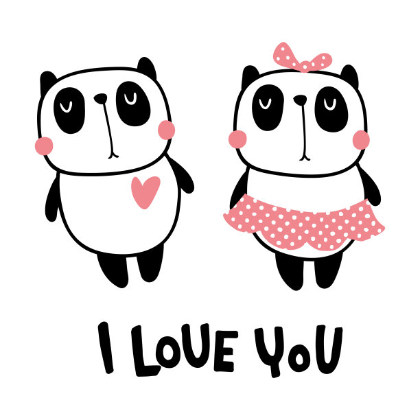 熊猫夫妇图片下载