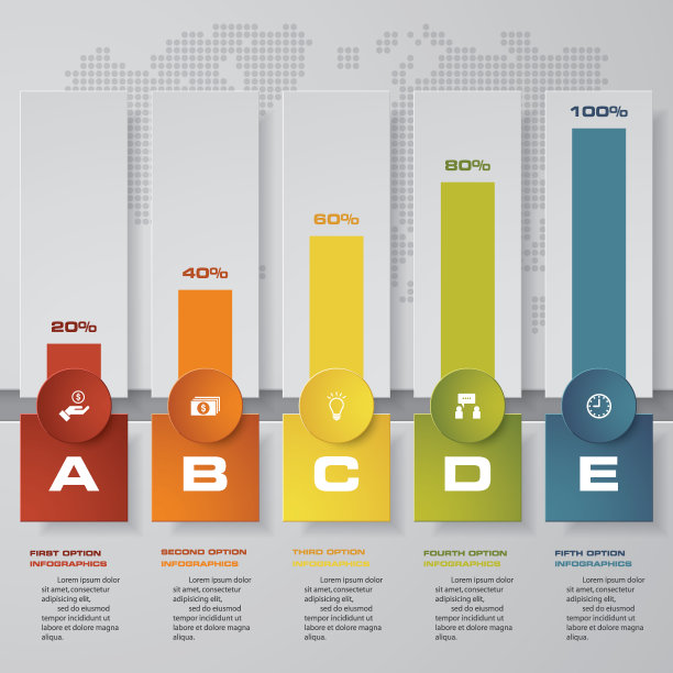 时间轴信息图表元素。每股收益10。图片下载
